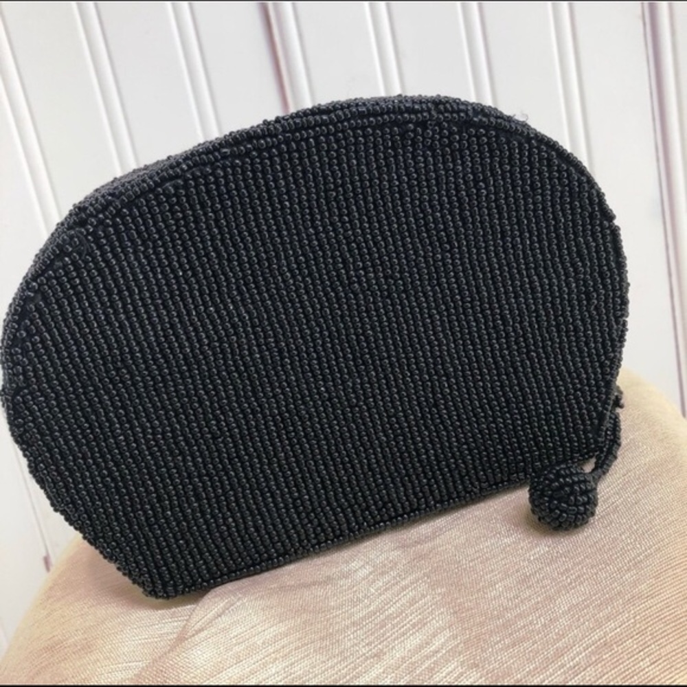 VTG LaRegale Hand Beaded Structured Clutch